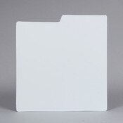 White Plastic LP Record Divider Car